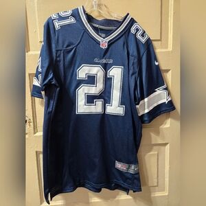 Dallas Cowboys NFL #21 Ezekiel Elliott Players On Feild Football Jersey NWT